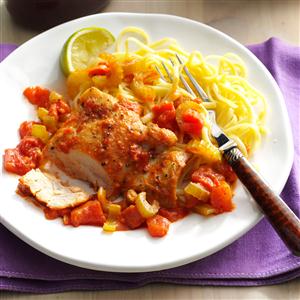 Chicken Thighs with Tomato-Vodka Sauce Recipe Chicken Thighs with Tomato-Vodka Sauce Recipe