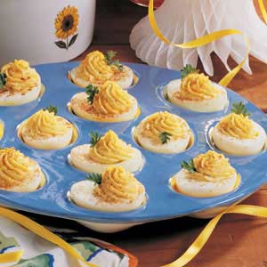 Creamy Deviled Eggs Recipe  Taste of Home