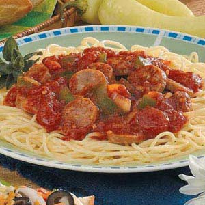 Italian Sausage Spaghetti Recipe  Taste of Home