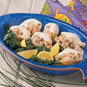 Alfredo Shrimp Shells Recipe  Taste of Home