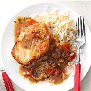 30-Minute Saucy Pork Chop Skillet