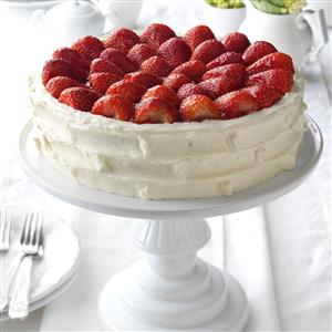 Strawberry Walnut Torte Recipe