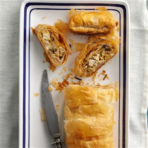 Chicken & Wild Rice Strudels Recipe Chicken & Wild Rice Strudels Recipe