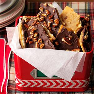 Saltine Cracker Candy with Toasted Pecans Recipe Saltine Cracker Candy with Toasted Pecans Recipe