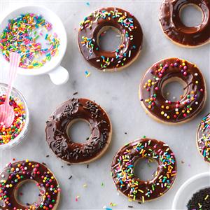 Chocolate-Glazed Doughnut Cookies Recipe Chocolate-Glazed Doughnut Cookies Recipe
