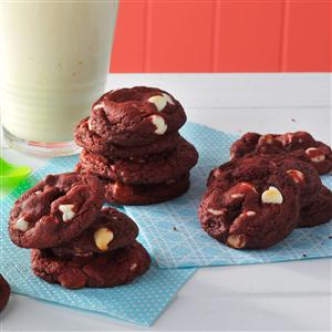 Red Velvet White Chip Cookies Recipe Red Velvet White Chip Cookies Recipe