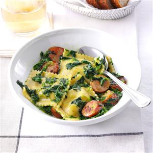 Ravioli with Apple Chicken Sausage Recipe Ravioli with Apple Chicken Sausage Recipe