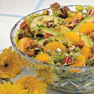 Avocado Mandarin Tossed Salad Recipe Avocado Mandarin Tossed Salad Recipe