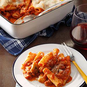 Italian Sausage Rigatoni Bake Recipe Italian Sausage Rigatoni Bake Recipe