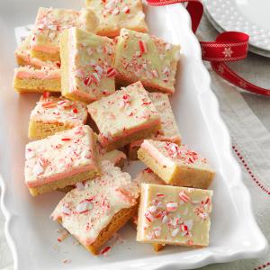 Candy Cane Shortbread Bars Recipe Candy Cane Shortbread Bars Recipe