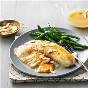 Lemon-Butter Tilapia with Almonds Recipe Lemon-Butter Tilapia with Almonds Recipe