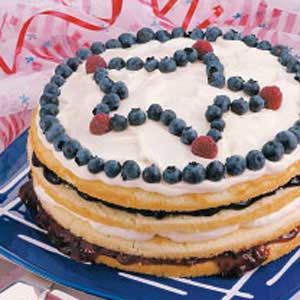 Stars and Stripes Torte Recipe Stars and Stripes Torte Recipe