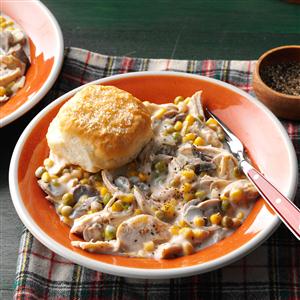 Alfredo Chicken & Biscuits Recipe Alfredo Chicken & Biscuits Recipe