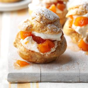 Peach Cream Puffs Recipe Peach Cream Puffs Recipe