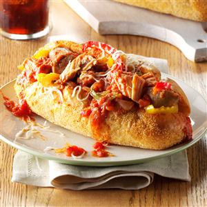 Slow Cooker Sausage Sandwiches Recipe Slow Cooker Sausage Sandwiches Recipe