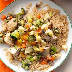 Broccoli-Cauliflower Chicken Casserole Recipe Broccoli-Cauliflower Chicken Casserole Recipe