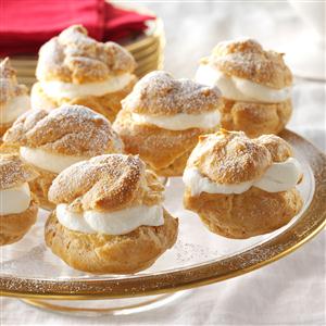 Eggnog Cream Puffs Recipe Eggnog Cream Puffs Recipe