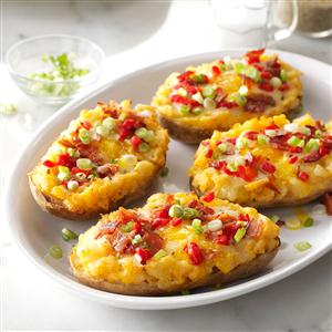 Fiesta Egg & Potato Boats Recipe Fiesta Egg & Potato Boats Recipe