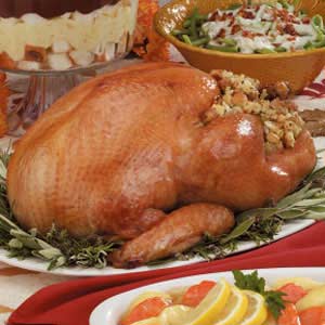 Turkey with Herb Stuffing Recipe Turkey with Herb Stuffing Recipe