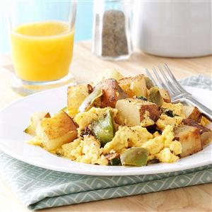 Potato Basil Scramble Recipe Potato Basil Scramble Recipe