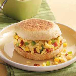 Spicy Scrambled Egg Sandwiches Recipe  Taste of Home