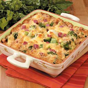 Cheesy Broccoli Cauliflower Casserole Recipe | Taste of Home