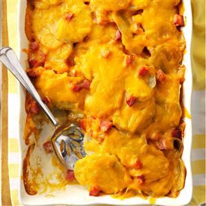 Scalloped Potatoes 'n' Ham Casserole Recipe Scalloped Potatoes 'n' Ham Casserole Recipe
