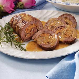 Cheese-Stuffed Flank Steak Recipe  Taste of Home