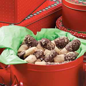 Chocolate-Dipped Maple Logs Recipe Chocolate-Dipped Maple Logs Recipe