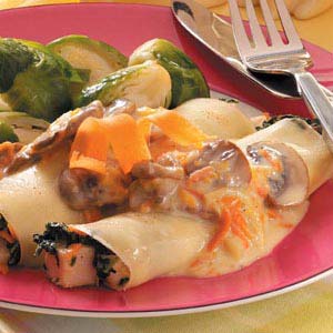 Spinach Chicken Crepes Recipe Spinach Chicken Crepes Recipe