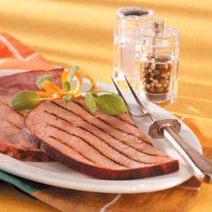 Grilled Marinated Ham Steaks Recipe Grilled Marinated Ham Steaks Recipe