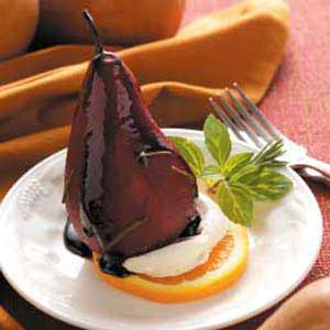 Pomegranate Poached Pears Recipe Pomegranate Poached Pears Recipe