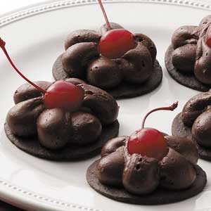 Chocolate Mousse Rounds Recipe Chocolate Mousse Rounds Recipe