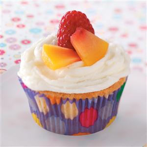 Raspberry Peach Cupcakes Recipe Raspberry Peach Cupcakes Recipe