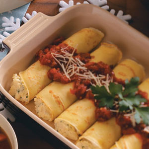 Cheesy Manicotti Crepes Recipe Cheesy Manicotti Crepes Recipe