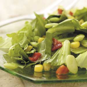 Corn 'n' Lima Bean Tossed Salad Recipe Corn 'n' Lima Bean Tossed Salad Recipe