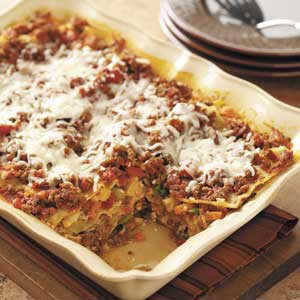 Sneaky Lasagna Recipe | Taste of Home