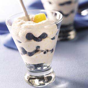 Blueberry Peach Fool Recipe Blueberry Peach Fool Recipe