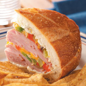 Ham & Cheese Sandwich Loaf Recipe Ham & Cheese Sandwich Loaf Recipe