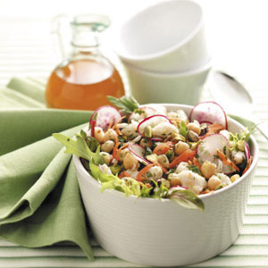 Chickpea Crab Salad with Citrus Vinaigrette Recipe Chickpea Crab Salad with Citrus Vinaigrette Recipe