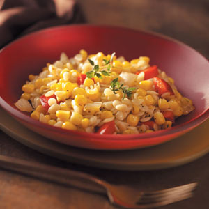 Corn & Pepper Orzo Recipe Corn & Pepper Orzo Recipe