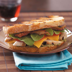 Chicken Pesto Clubs Recipe Chicken Pesto Clubs Recipe