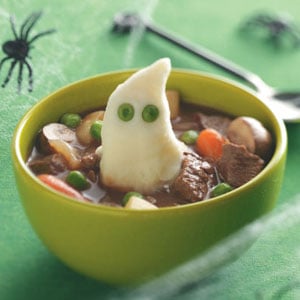 Beef Stew with Ghoulish Mashed Potatoes Recipe Beef Stew with Ghoulish Mashed Potatoes Recipe