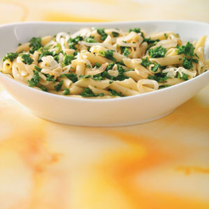 Penne with Kale and Onion Recipe Penne with Kale and Onion Recipe
