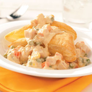 Creamed Turkey with Puff Pastry Recipe Creamed Turkey with Puff Pastry Recipe