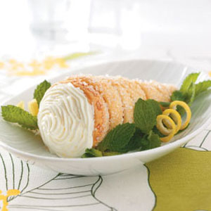 Lemon Mousse Cornucopias Recipe Lemon Mousse Cornucopias Recipe