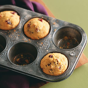 Cranberry-Pecan Corn Muffins Recipe Cranberry-Pecan Corn Muffins Recipe