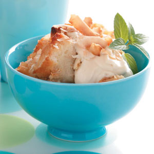 Buttermilk Bread Pudding with Caramel Creme Fraiche Recipe Buttermilk Bread Pudding with Caramel Creme Fraiche Recipe