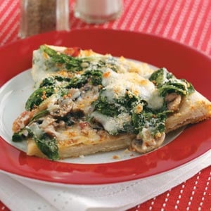 Classic Spinach Pizza Recipe Classic Spinach Pizza Recipe