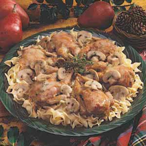 Quail in Mushroom Gravy Recipe Quail in Mushroom Gravy Recipe